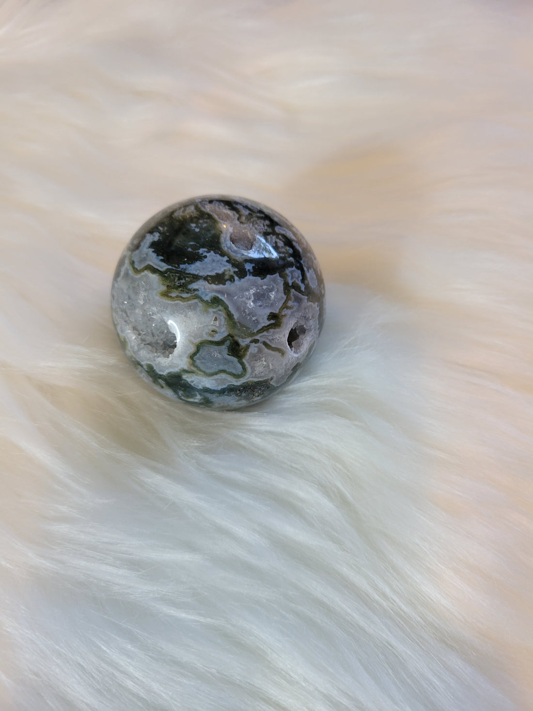 Moss Agate Sphere