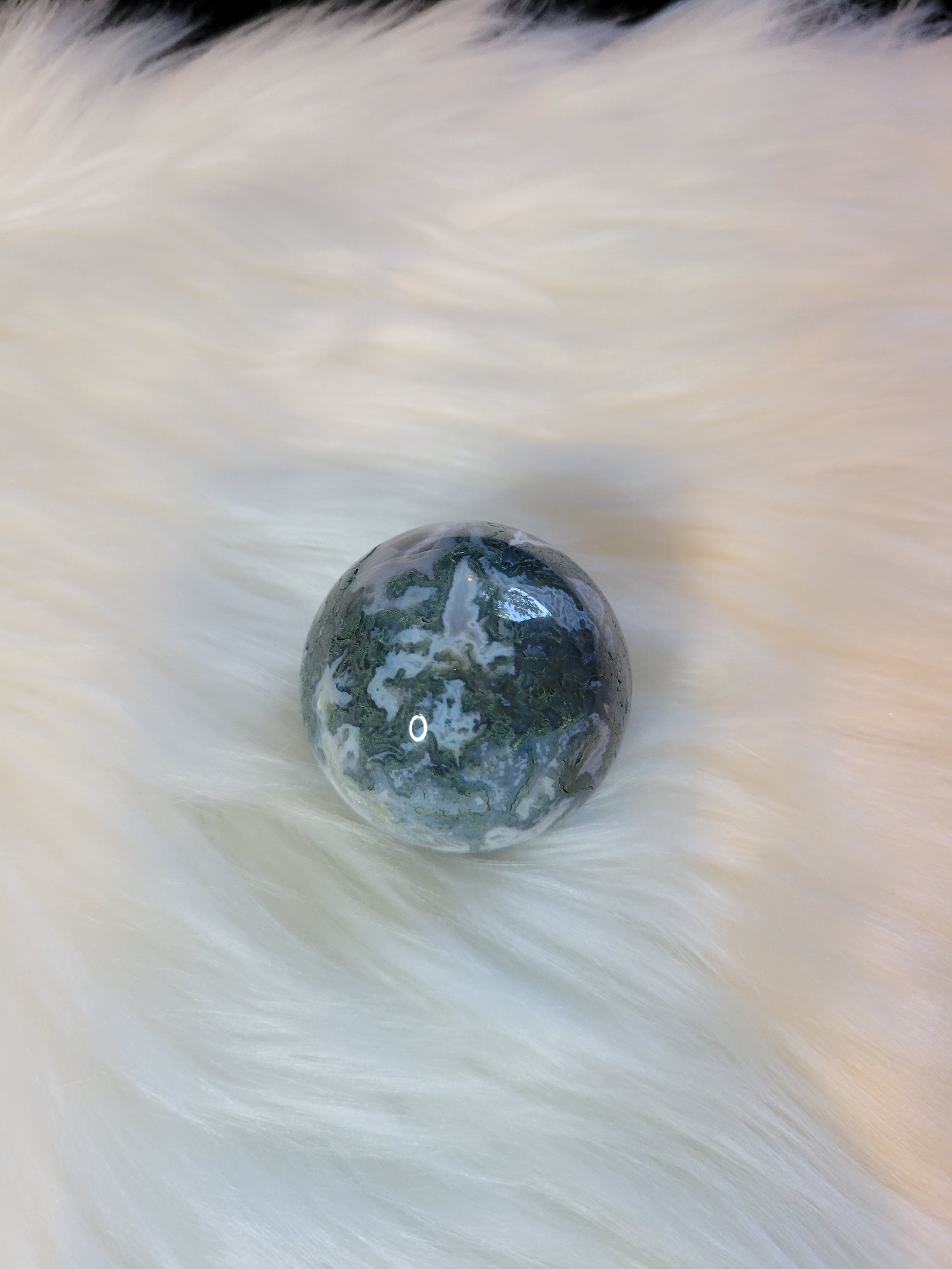 Moss Agate Sphere