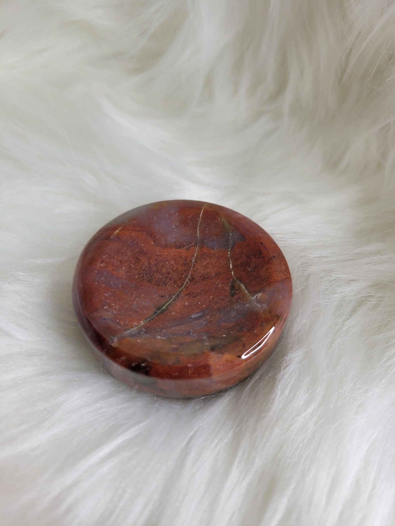 Moss Agate Bowls - Red