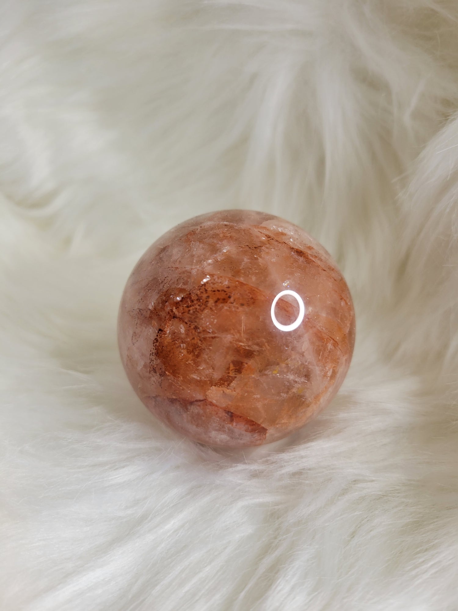 Fire Quartz Sphere