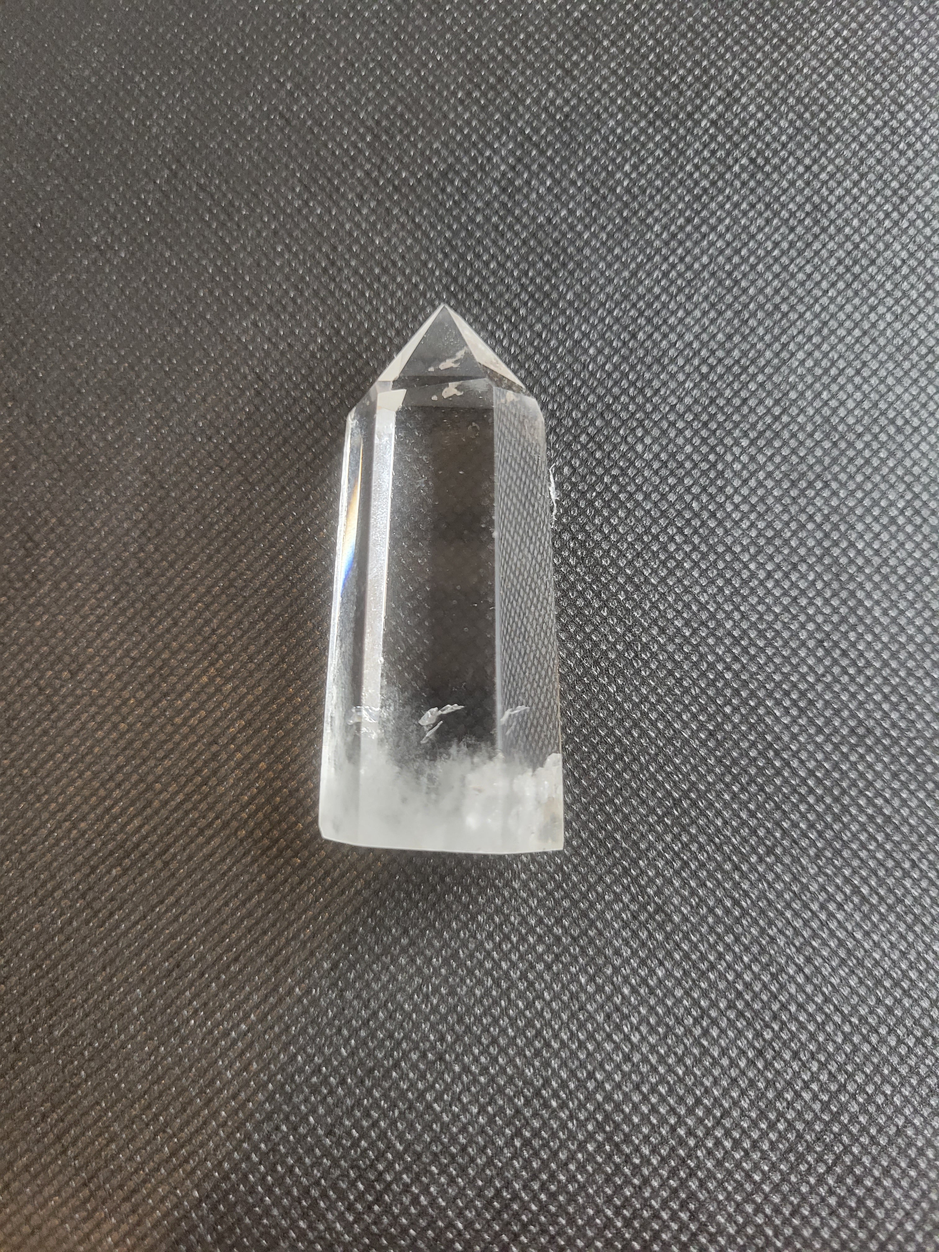 Clear Quartz Tower - Short