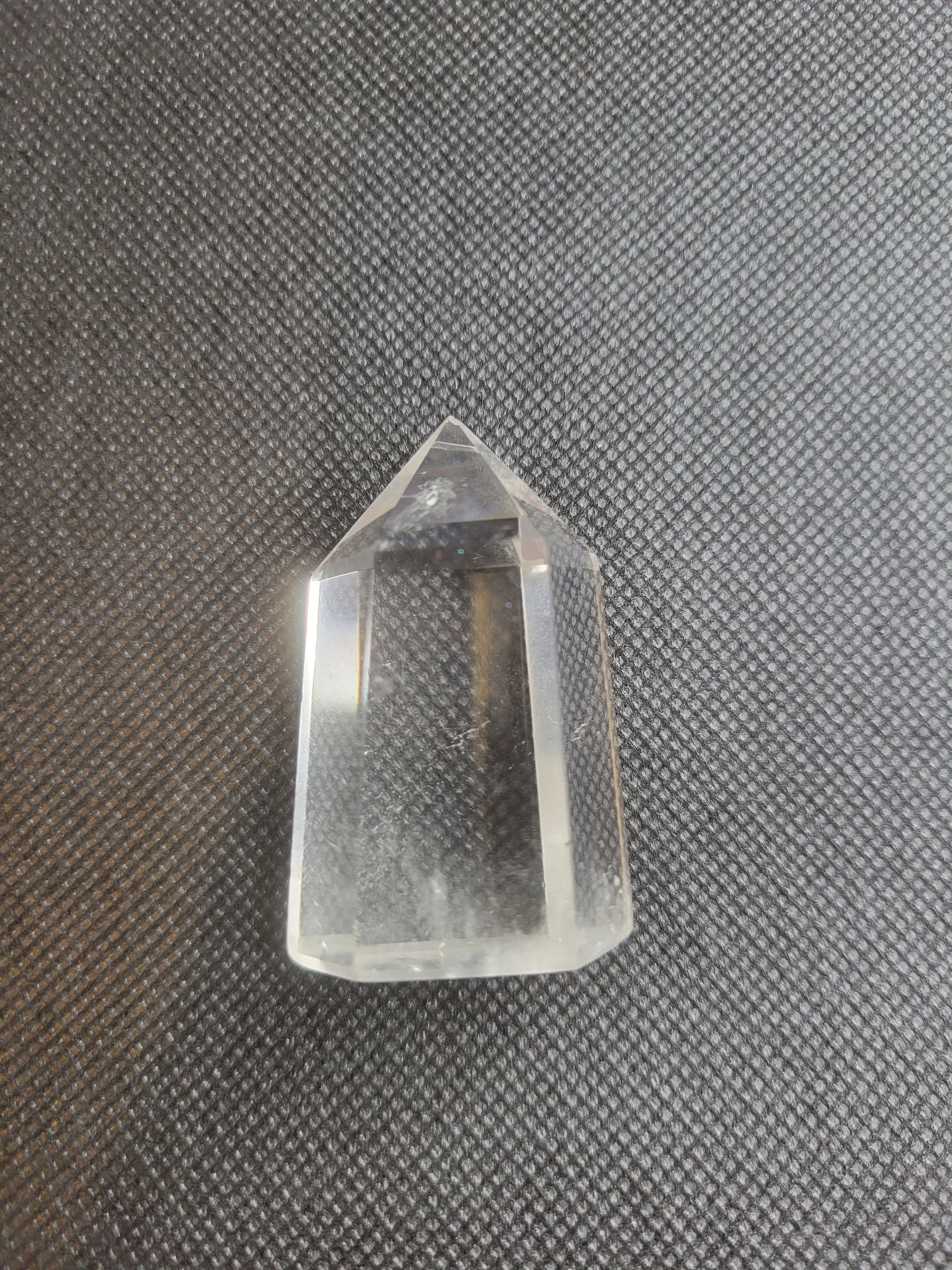 Clear Quartz Tower - Short