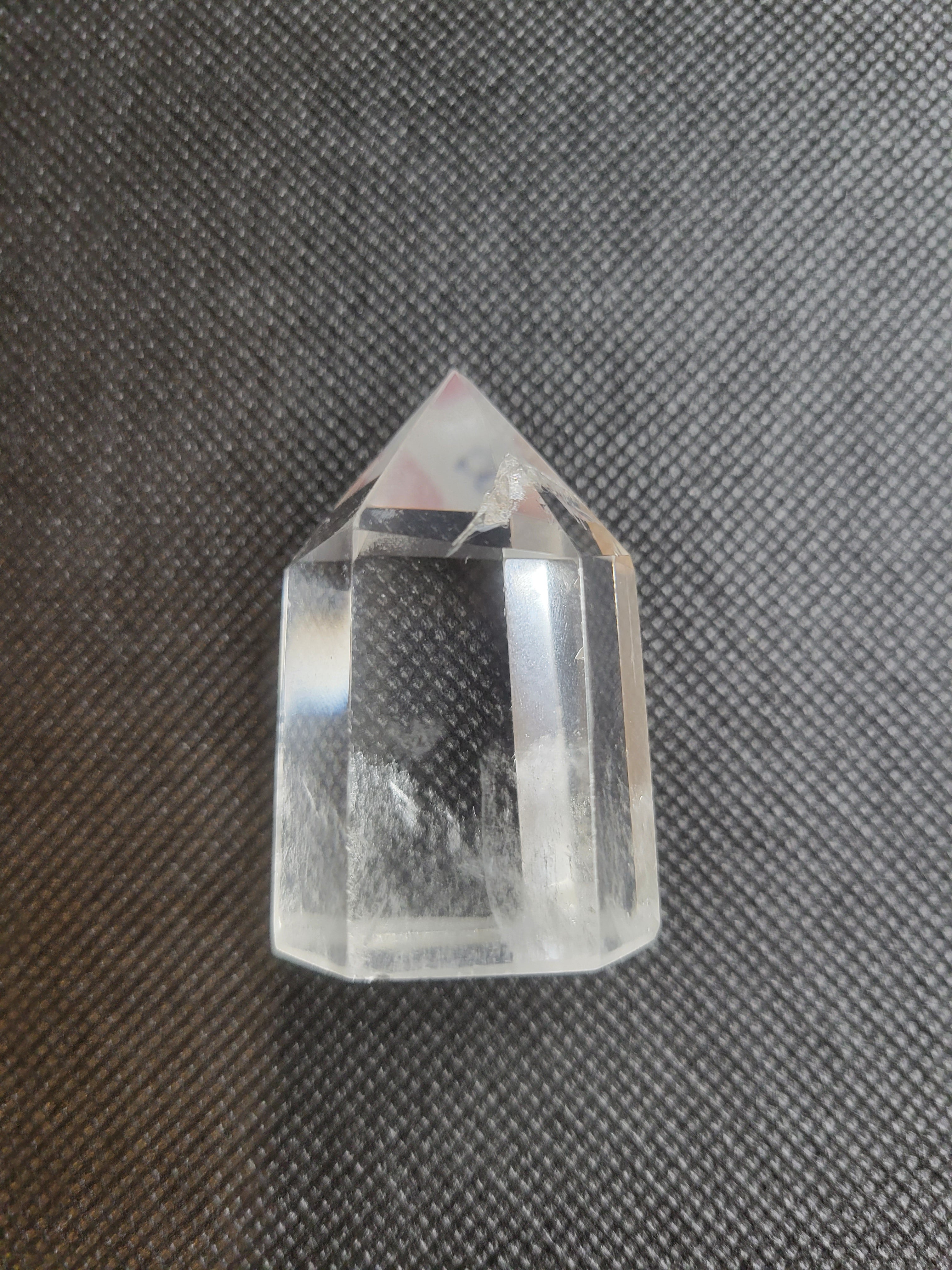 Clear Quartz Tower - Short