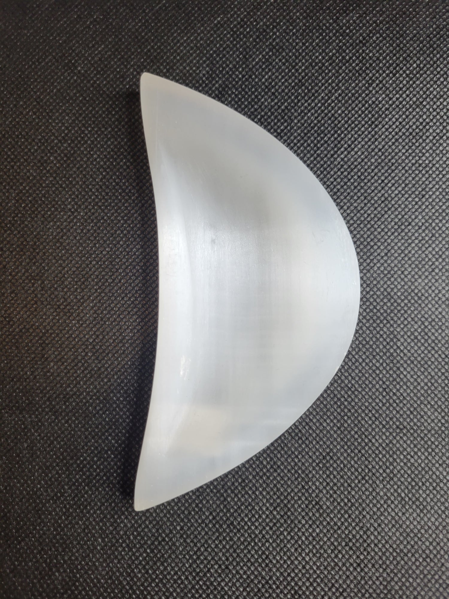 Selenite Moon Bowl - Large