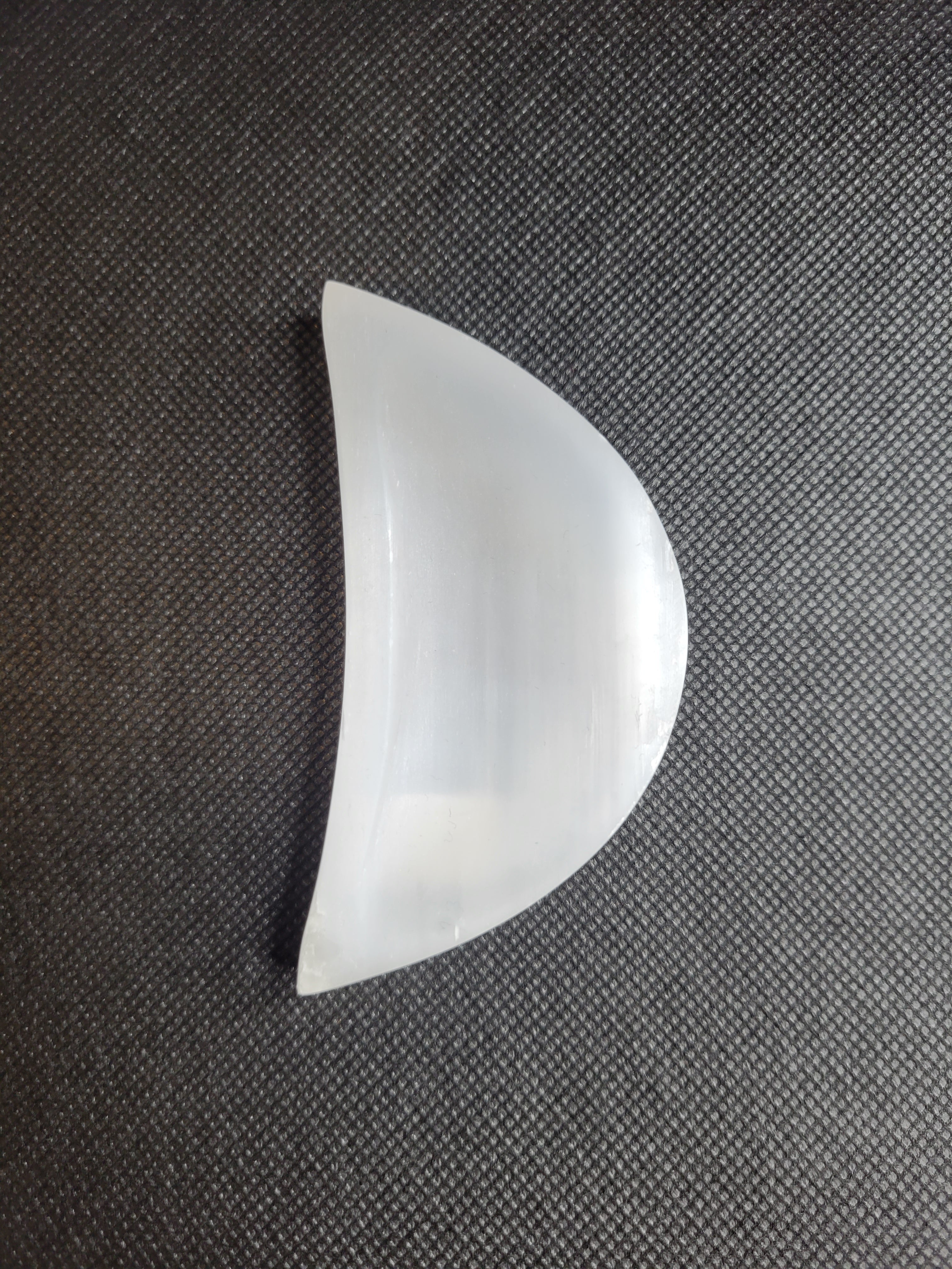 Selenite Moon Bowl - Small