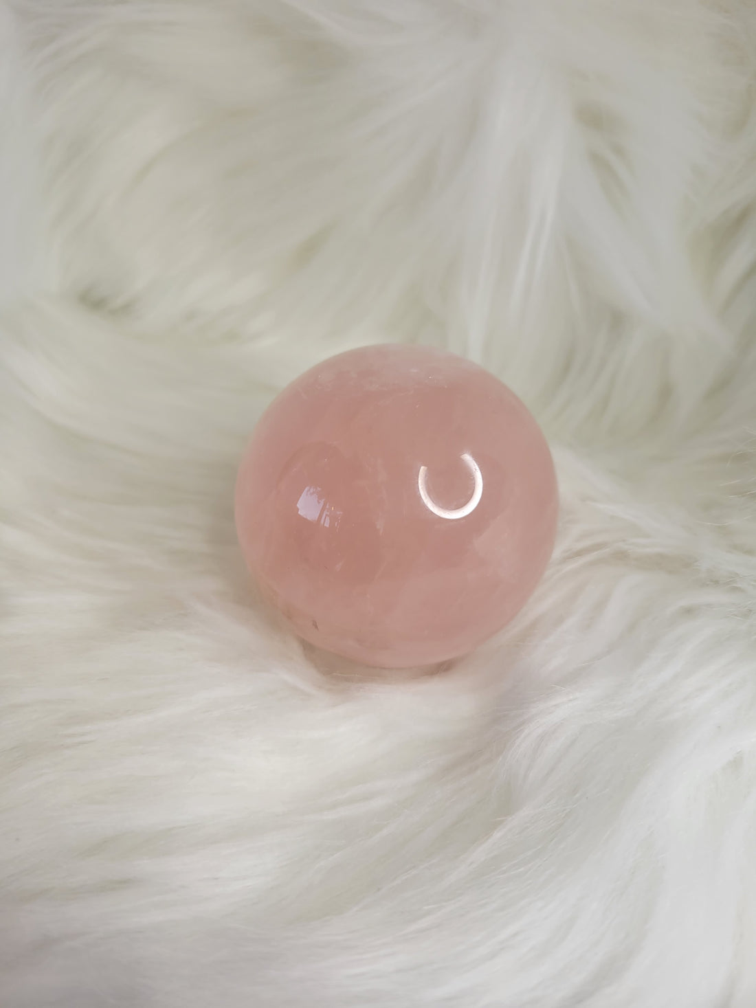 Rose Quartz Sphere - Starlight