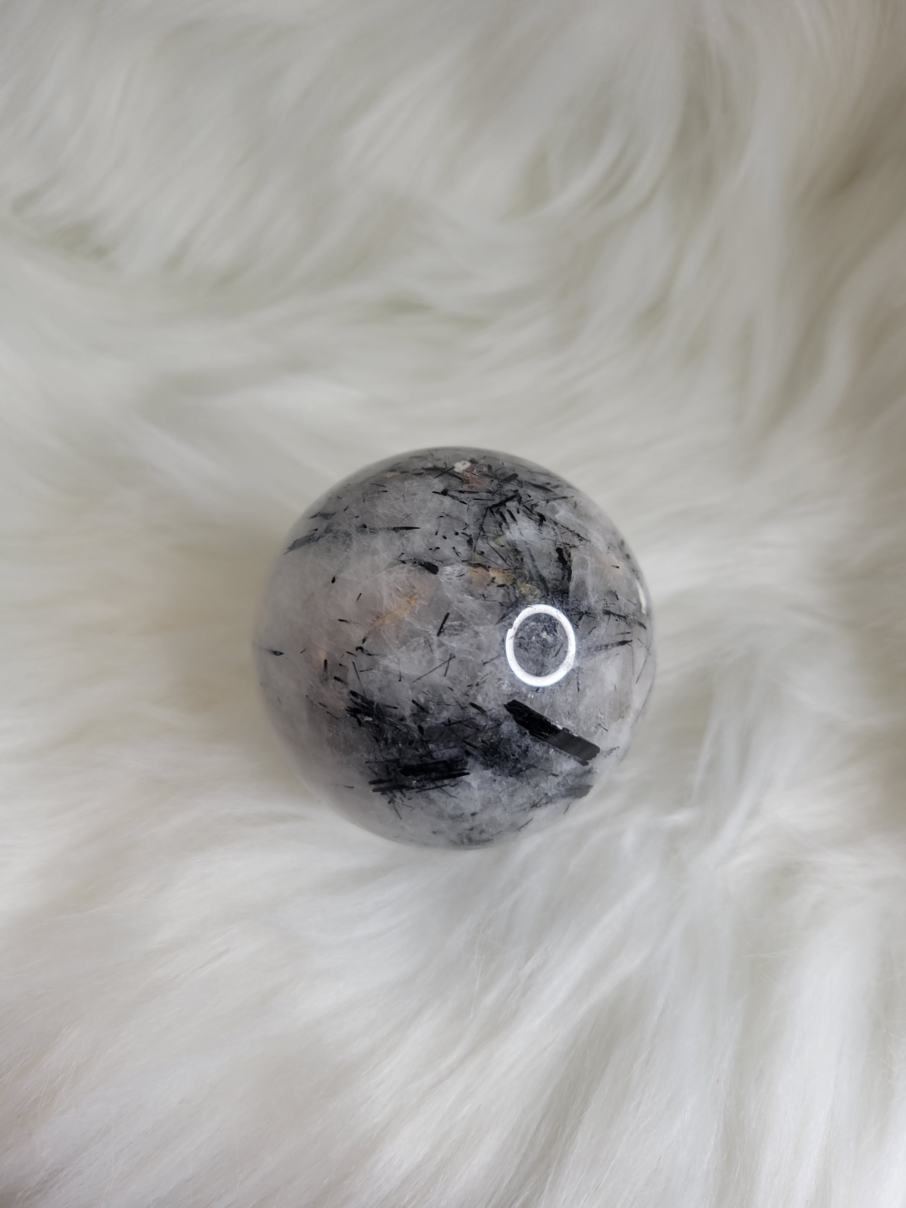 Rutilated Quartz Sphere