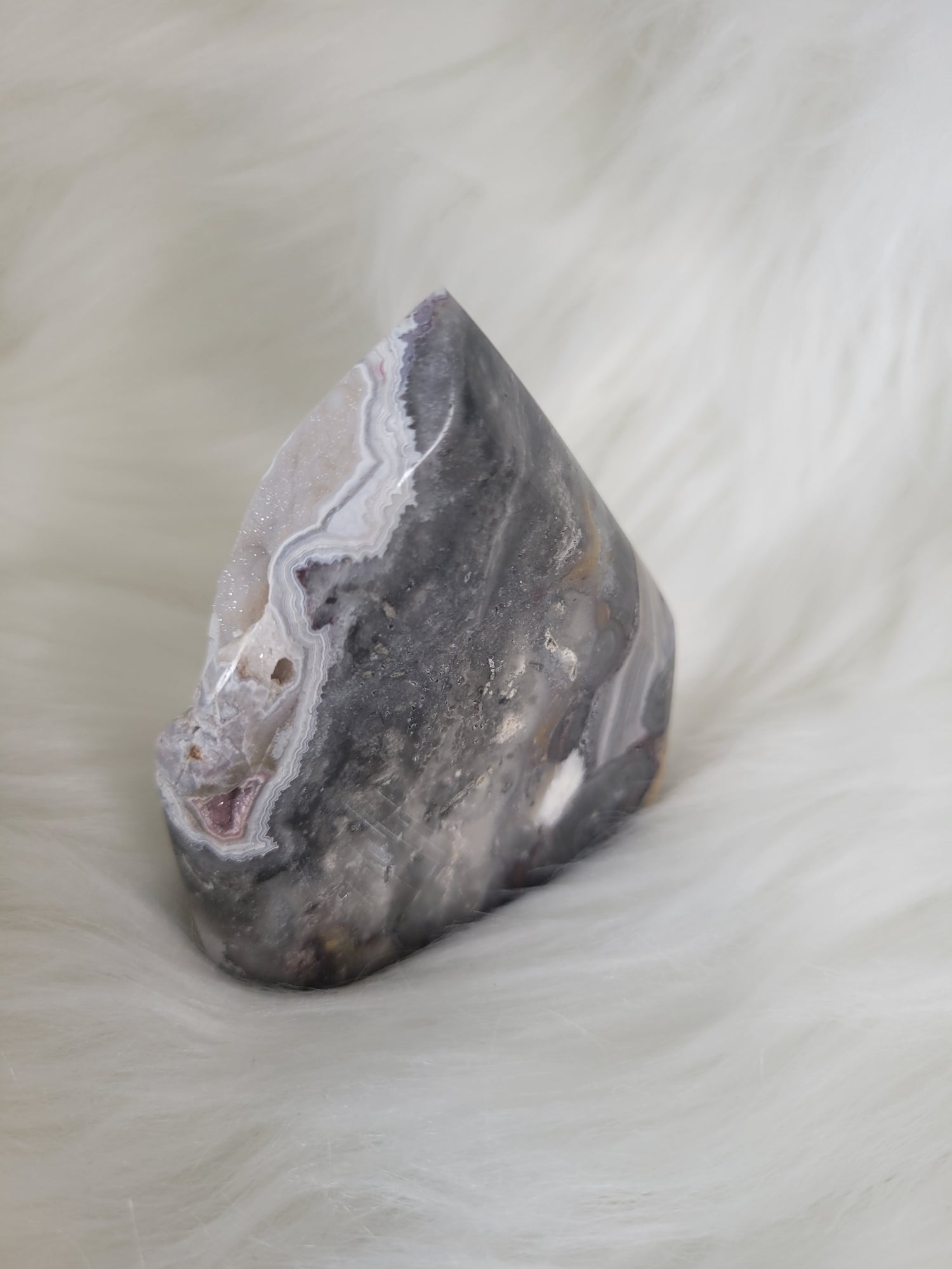 Crazy Lace Agate - Freeform Point